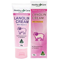 Lanolin cream 30gm + Vitamin E - Paraben Free - Natural Australian by Health Care