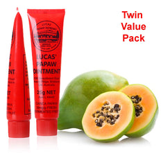 Lucas Papaw Ointment 25g Tube - TWIN Pack for value
