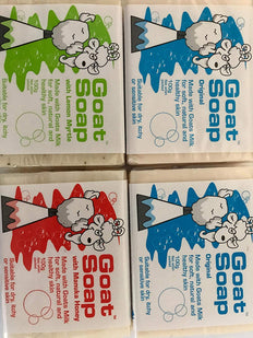 Goat Soap Variety Pack - 2 x Original 1 x Lemon Myrtle 1 x Manuka Honey