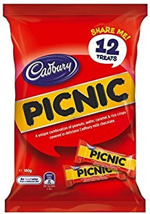 Cadbury Picnic 12 Pack Treat Size (Made in Australia)