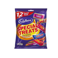 Cadbury Share Pack Special Treats 195g | Crunchie, Cherry Ripe, Turkish Delight, Boost | Made in Australia (12 Pack) | Filled with Australia's Favorite Treats!