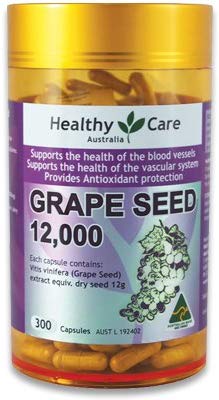 Healthy Care Grape Seed Extract 12000 Gold Jar 300 Capsules