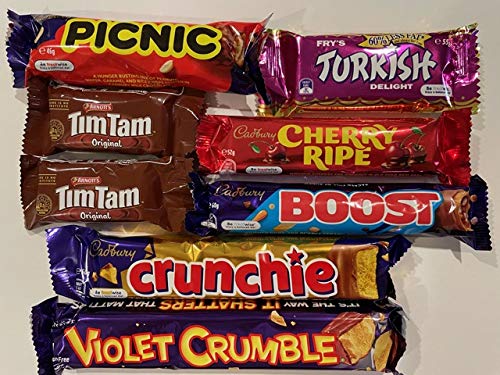 Aussie Chocolate 8 Bar Variety Pack