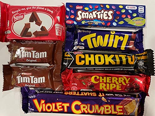 Aussie Chocolate 8 Bar Treat Pack