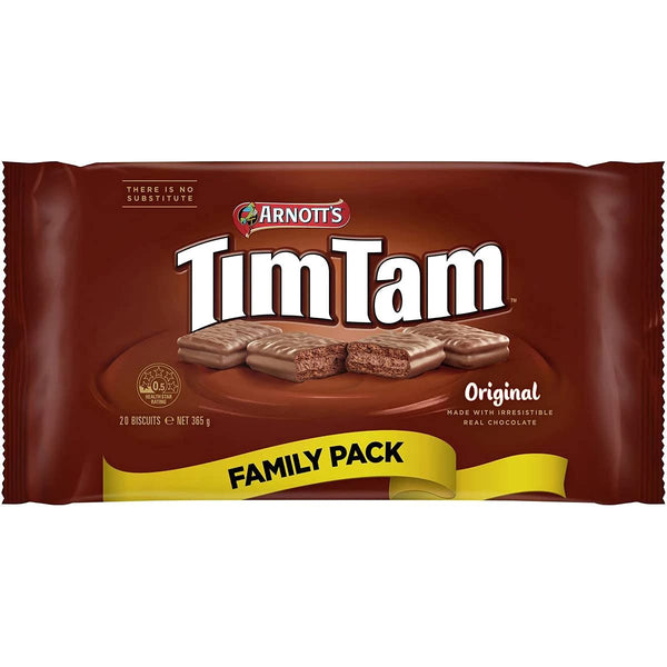 Arnott's Tim Tam Original Family Pack - 12.9oz / 365g - Australian Chocolate Biscuits