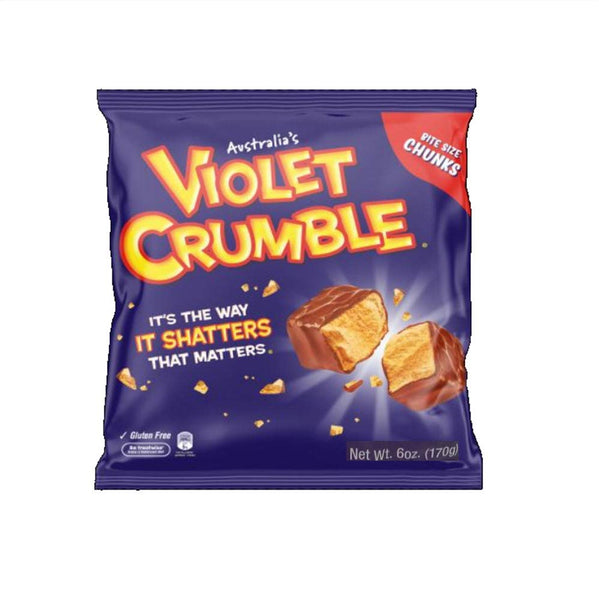 Violet Crumble 170gm (1 bag) Australian Honeycomb Chunks