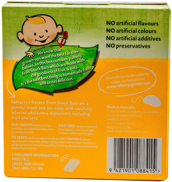 Rafferty's Garden Fruit Snack Bar Banana (12M+) 128g